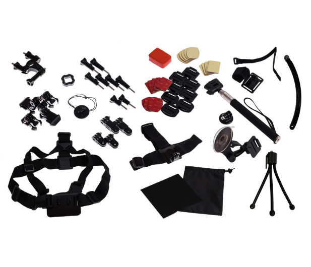 SHIRU Zestaw akcesoriów do kamery GoPro - 261698 - zdjęcie